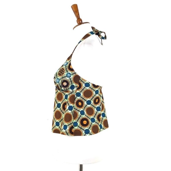 Oliver Retro Halter Tankini Bathing Suit - Picture 4 of 11